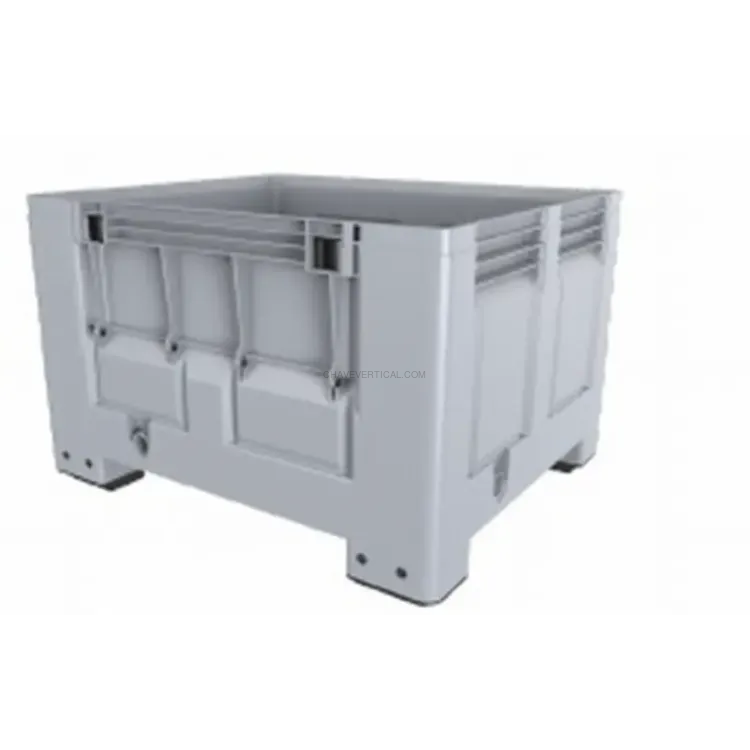 CONTENTOR PLÁSTICO LISO COM PORTA DOBRÁVEL CONTENTOR PLÁSTICO LISO COM PORTA DOBRÁVEL