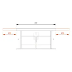 ELEVADOR DE MOTOS/QUAD'S HIDRAULICO MHB 680 - 680 KG UNICRAFT