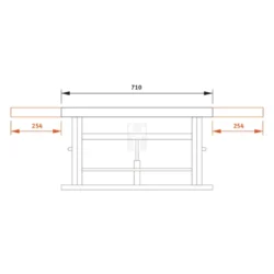ELEVADOR DE MOTOS/QUAD'S HIDRAULICO MHB 680 - 680 KG UNICRAFT