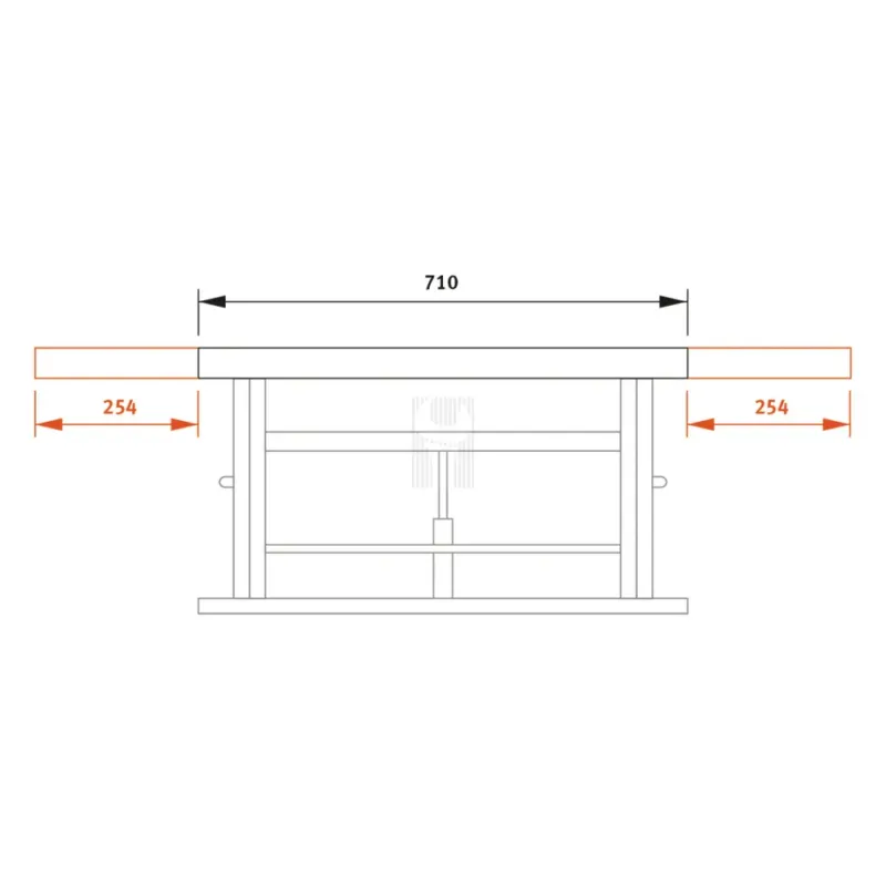 "UNICRAFT ELEVADOR DE MOTOS/QUAD'S HIDRAULICO MHB 680 - 680 KG UNICRAFT