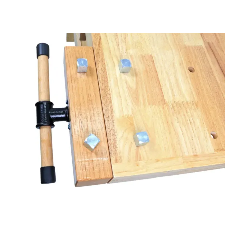 Mesa de Carpinteiro MADER 126cm Madeira de Borracha 100kg