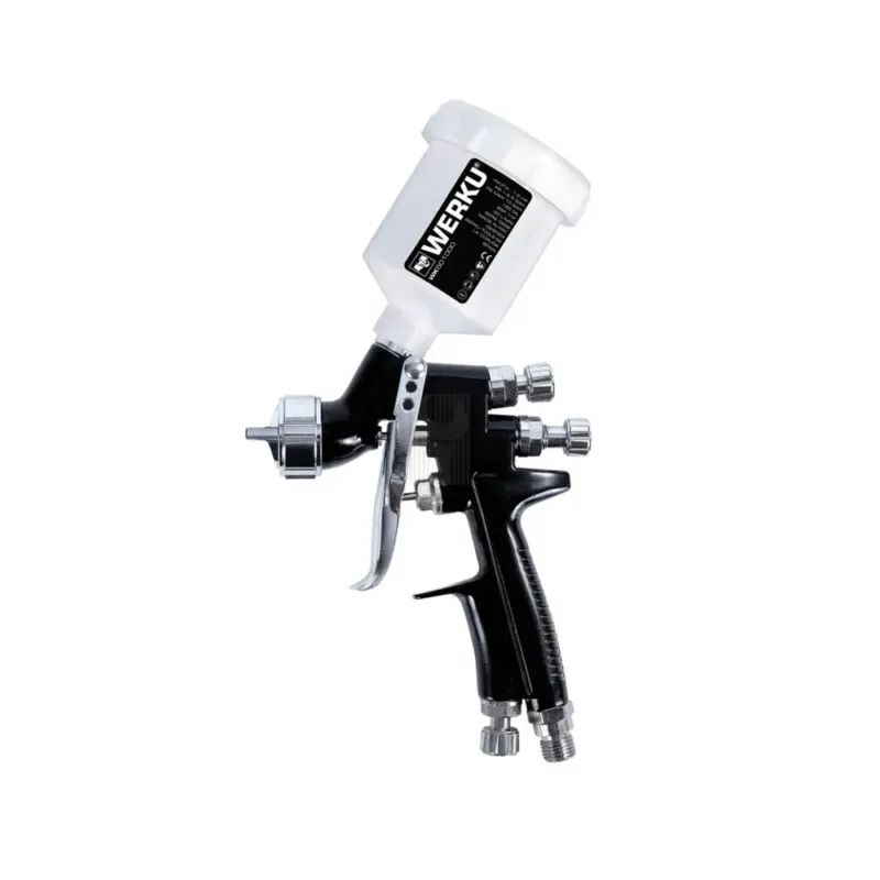 PISTOLA PINTURA GRAVIDADE RETOQUES HVLP-III WERKU