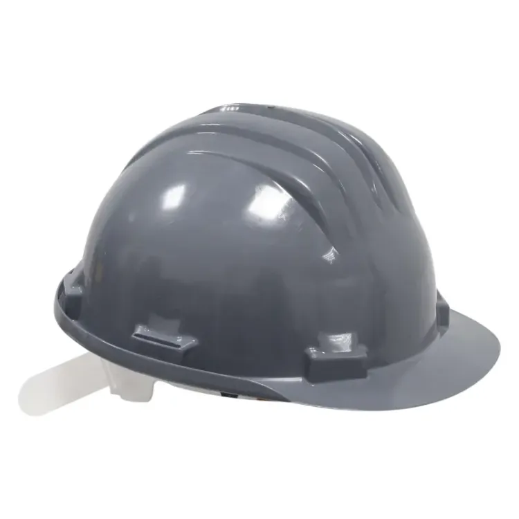 Capacete de Proteção em Plástico Cinzento Mader Ajustável Resistente