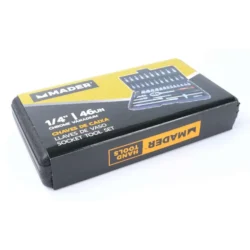 Jogo de Chaves de Caixa CRV 1/4" 46 Peças MADER