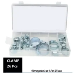 CONJUNTO DE ABRAÇADEIRAS PEÇAS PARA FIXAÇÃO ()