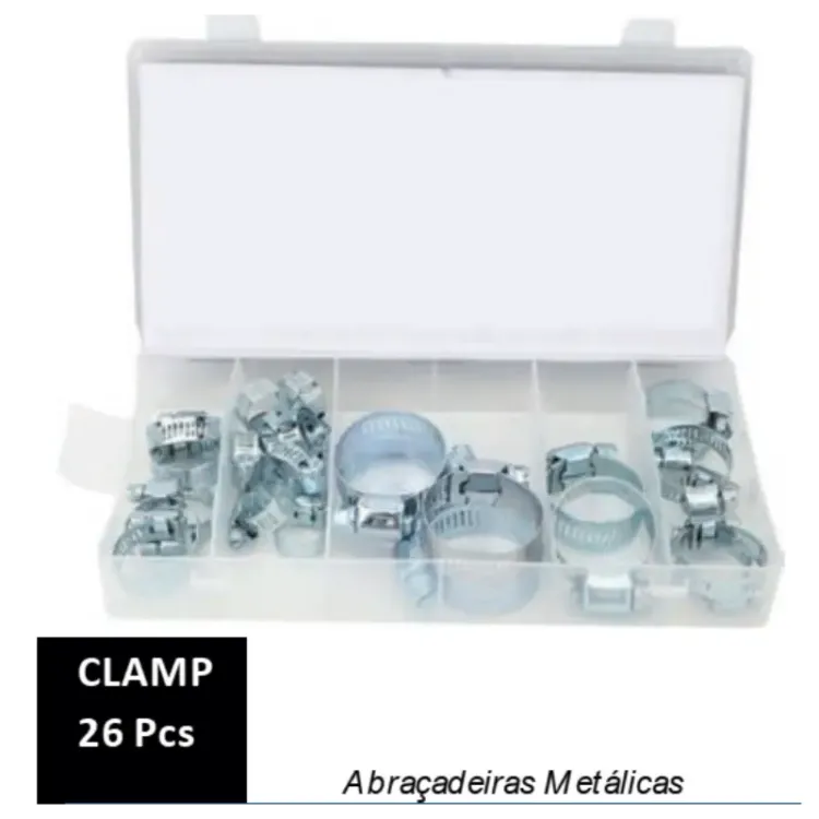CONJUNTO DE ABRAÇADEIRAS PEÇAS PARA FIXAÇÃO ()