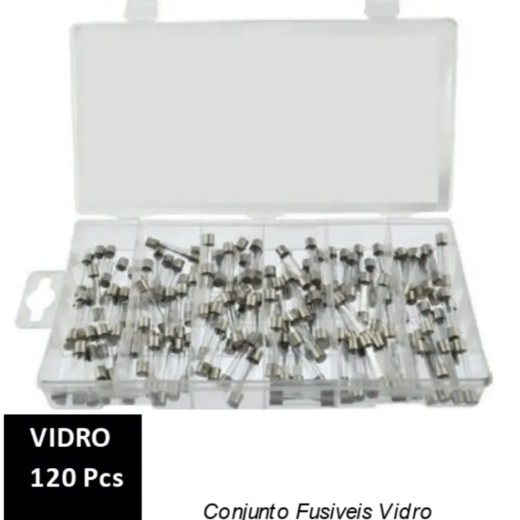 CONJUNTO DE FUSÍVEIS DE VIDRO A A PEÇAS CONJUNTO DE FUSÍVEIS DE VIDRO A A PEÇAS
