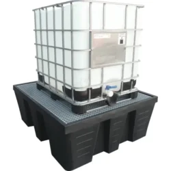 BACIA DE RETENÇÃO 1000L PE C/ GRELHA EM AÇO PARA 1 IBC DRAKKAR