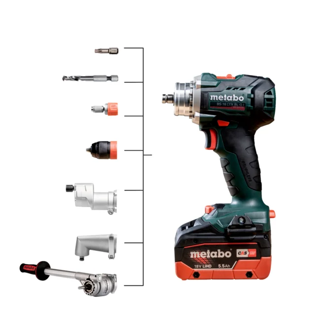 BERBEQUIM-APARAFUSADORA SEM FIO BS 18 LTX BL Q I 18V METABO