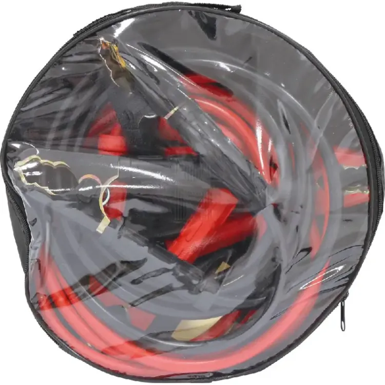 CABOS DE ARRANQUE CCA 25MM² 2X3M 480A COM PINÇAS ISOLADAS STILKER