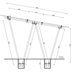 COBERTURA FOTOVOLTAICA P/ QUATRO VEÍCULOS
