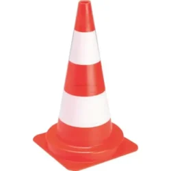 Cone de Sinalização PV VINMER Polietileno Laranja 500mm