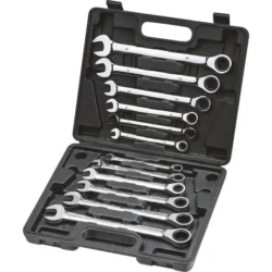 Conjunto de Chaves Combinadas Boca / Roquete STILKER 8-19mm 72 Dentes