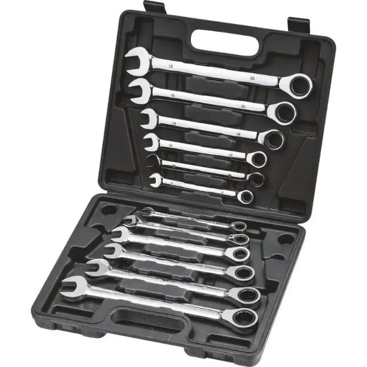 Conjunto de Chaves Combinadas Boca / Roquete STILKER 8-19mm 72 Dentes