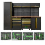 CONJUNTO MÓVEIS MODULARES 18 PEÇAS DOURADO JBM