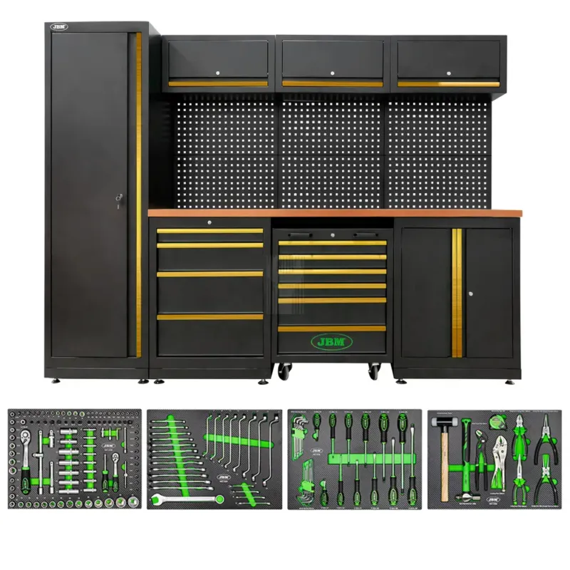 CONJUNTO MÓVEIS MODULARES 18 PEÇAS DOURADO JBM