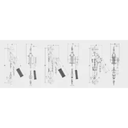 DIFERENCIAL MANUAL ALAVANCA 750KG JAGUAR