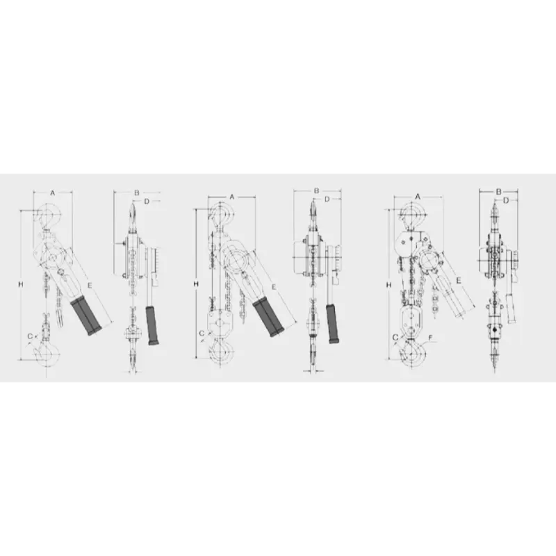 DIFERENCIAL MANUAL ALAVANCA 750KG JAGUAR