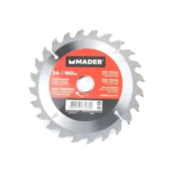 DISCO TUNGSTÉNIO PARA CORTE MADEIRA - 160MM - 24 DENTES MADER