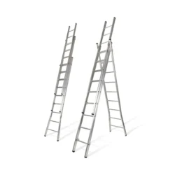 Escada Tripla VITO ETR4 3x12 Degraus 3.40m Alumínio