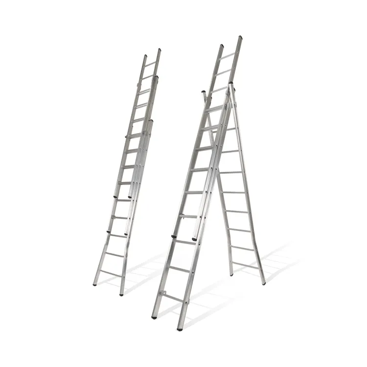 Escada Tripla VITO ETR4 3x12 Degraus 3.40m Alumínio