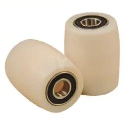 RODA DIANTEIRA NYLON BRANCO Ø80X70MM POWERED