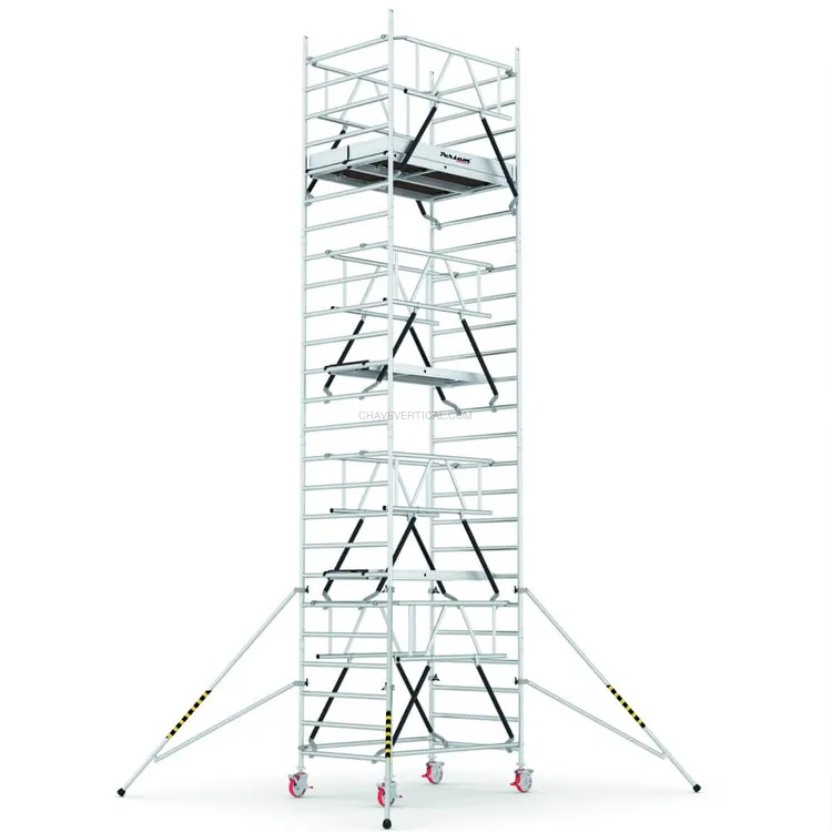 Torre móvel de alumínio Altezza Top L1150 PERSUM 11,50 m 120x240 cm Torre móvel de alumínio Altezza Top L1150 PERSUM 11,50 m 120x240 cm