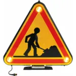 TRIÂNGULO TRIFLASH LED CLASSE 2 700MM ELÉTRICO CEA