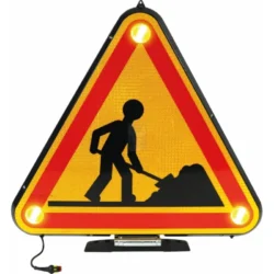 TRIÂNGULO TRIFLASH LED CLASSE 2 700MM ELÉTRICO CEA