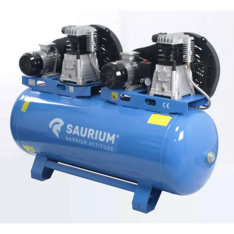 COMPRESSOR DE AR TRIFÁSICO 270L 4HP+4HP 10BAR