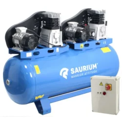 COMPRESSOR DE AR TRIFÁSICO 270L 4HP+4HP 10BAR