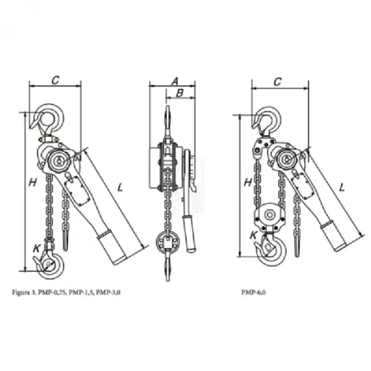 DIFERENCIAL MANUAL DE ALAVANCA 78-114 GAYNER
