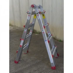 ESCADA ARTICULADA MULTIFUNÇÕES 13 DEGRAUS SCAL