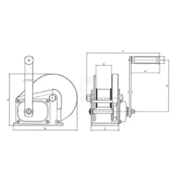 Guincho Manual GAYNER 78-406/6 1200kg Galvanizado