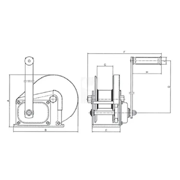 Guincho Manual GAYNER 78-406/6 1200kg Galvanizado