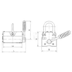 MAGNETO DE ELEVAÇÃO PERMANENTE 1T GAYNER