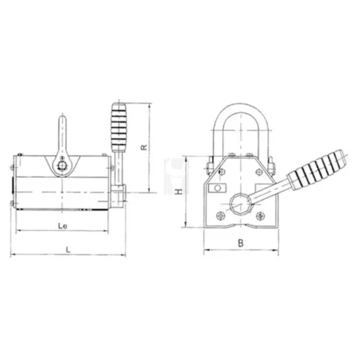 MAGNETO DE ELEVAÇÃO PERMANENTE 1T GAYNER