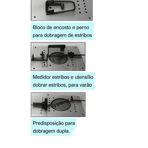 MÁQUINAS COMBINADAS DOBRAR E CORTAR FERRO