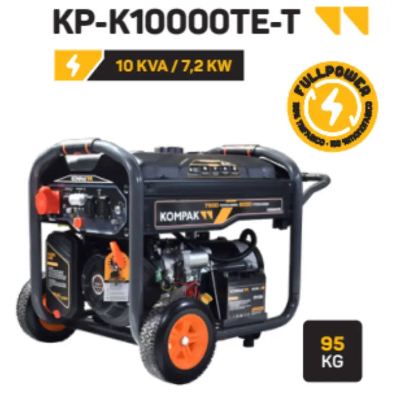 GERADOR GASOLINA TRIFÁSICO 10KVA KOMPAK