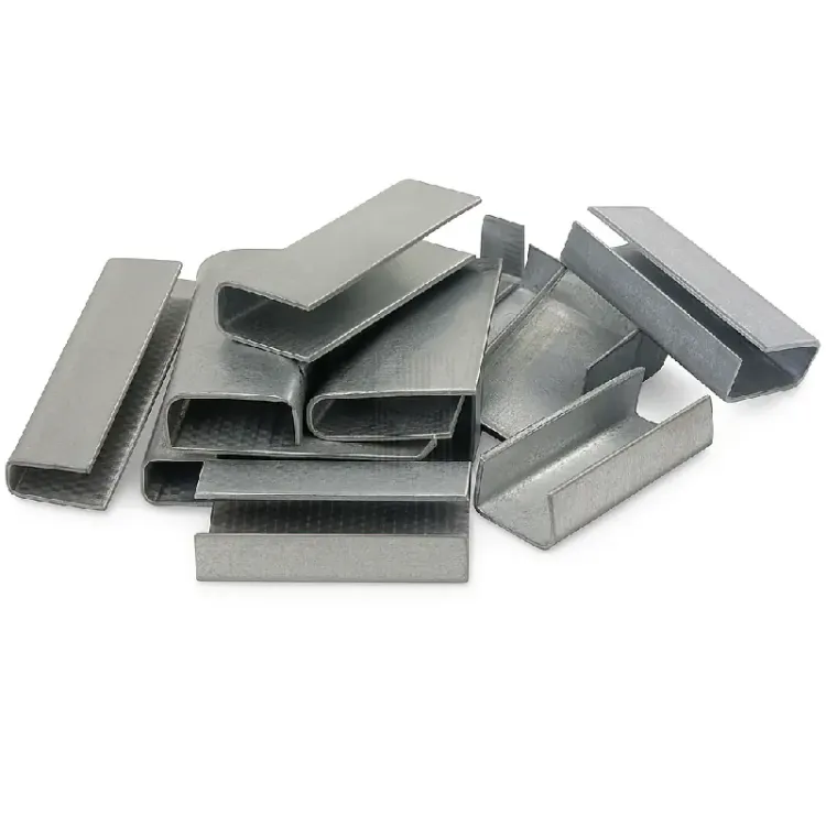 Caixa c/4000 uniões metálicas / precintos 13×05  p/ Máquina de Cintar