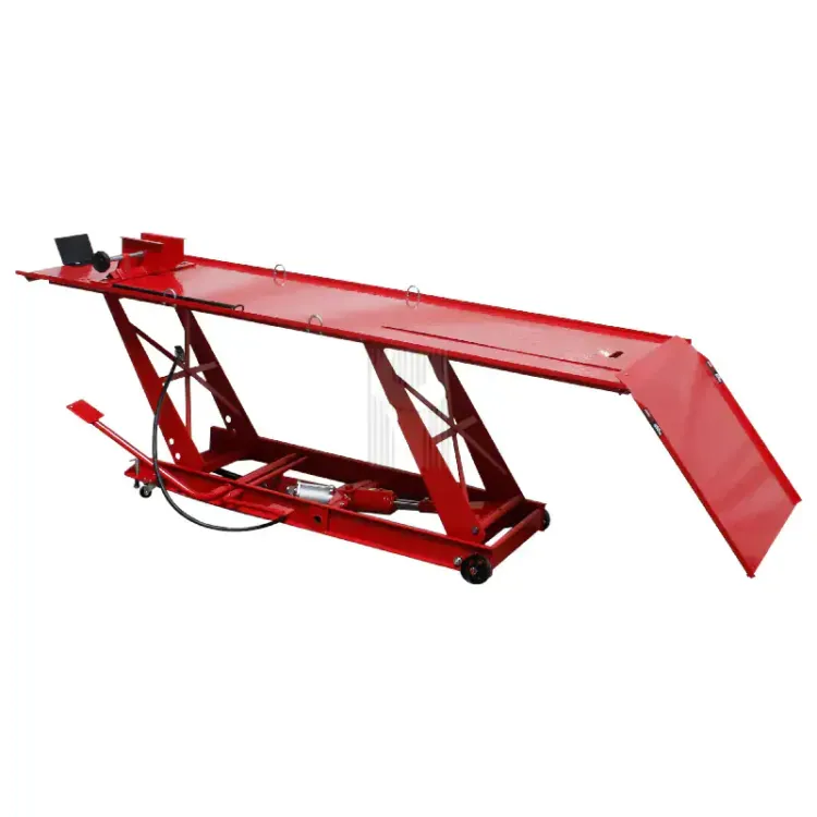 ELEVADOR HIDRÁULICO/PNEUMÁTICO PARA MOTOS 450KG MADER