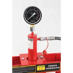 PRENSA HIDRÁULICA 10T COM MANÓMETRO MADER