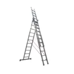 ESCADA ALUMÍNIO TRIPLA 3X15 DEGRAUS QUADRADO