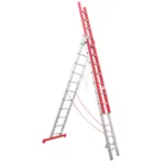 ESCADA ALUMINIO+FIBRA TRIPLA F66 2.5+2.5+2.5 MT