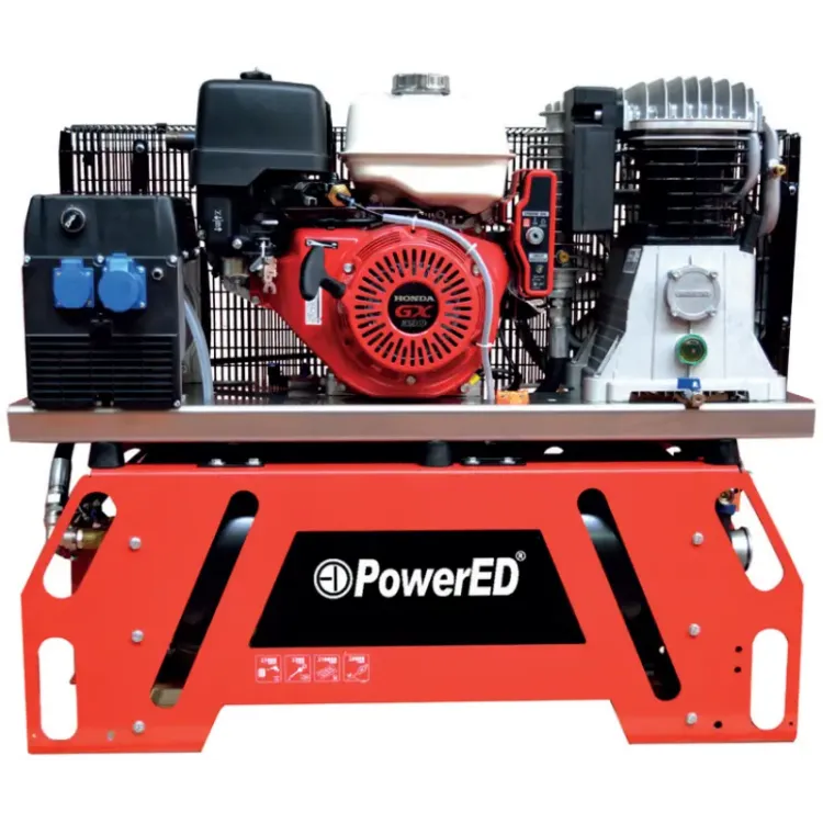 Grupo Autónomo Compressor e Gerador a Gasolina POWERED 230V 4kW