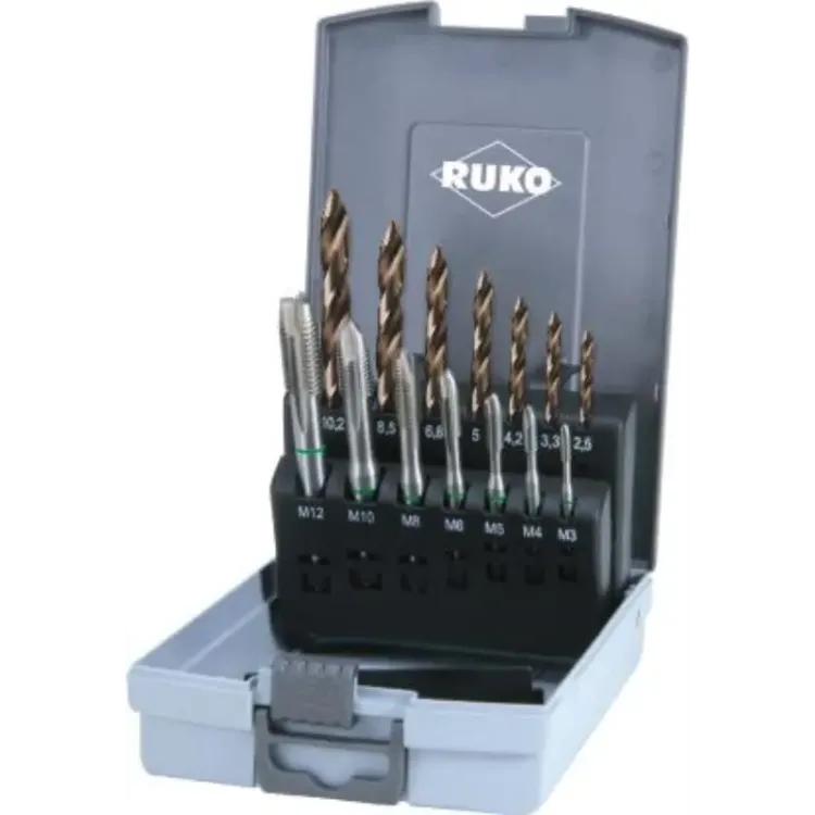 JOGO MACHOS E BROCAS HSSE-CO RUKO