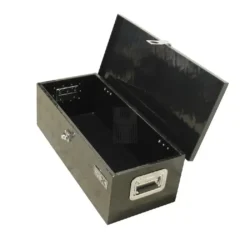 BAÚ DE FERRAMENTAS EM ALUMINIO 760X335X245MM PRETO VKP