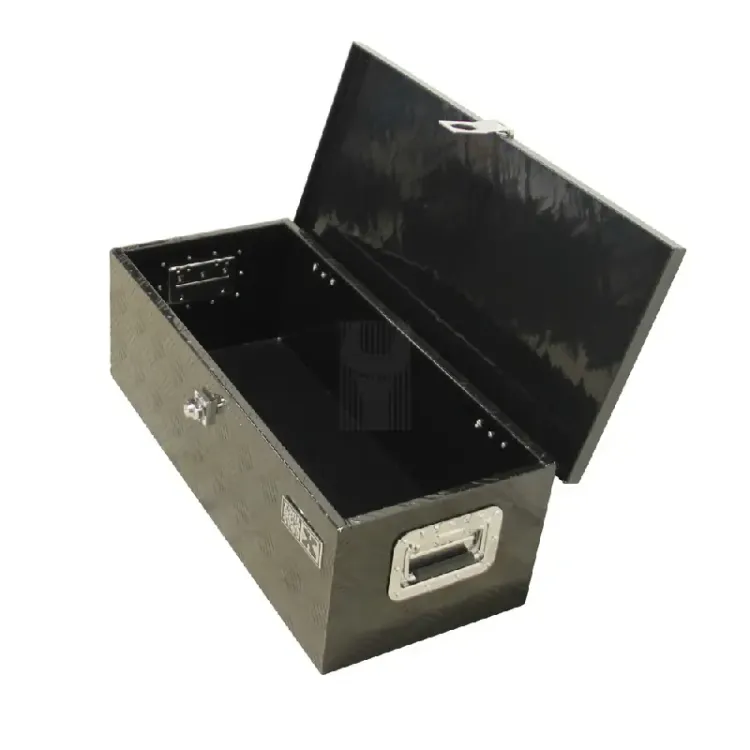 BAÚ DE FERRAMENTAS EM ALUMINIO 760X335X245MM PRETO VKP
