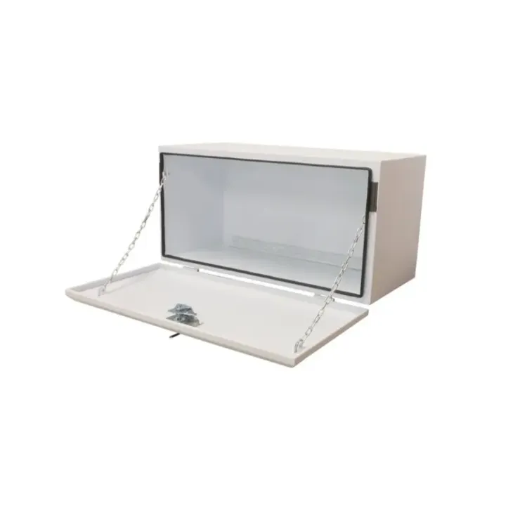 BAÚ VAZIO EM AÇO BRANCO 900X450X450 MM VKP