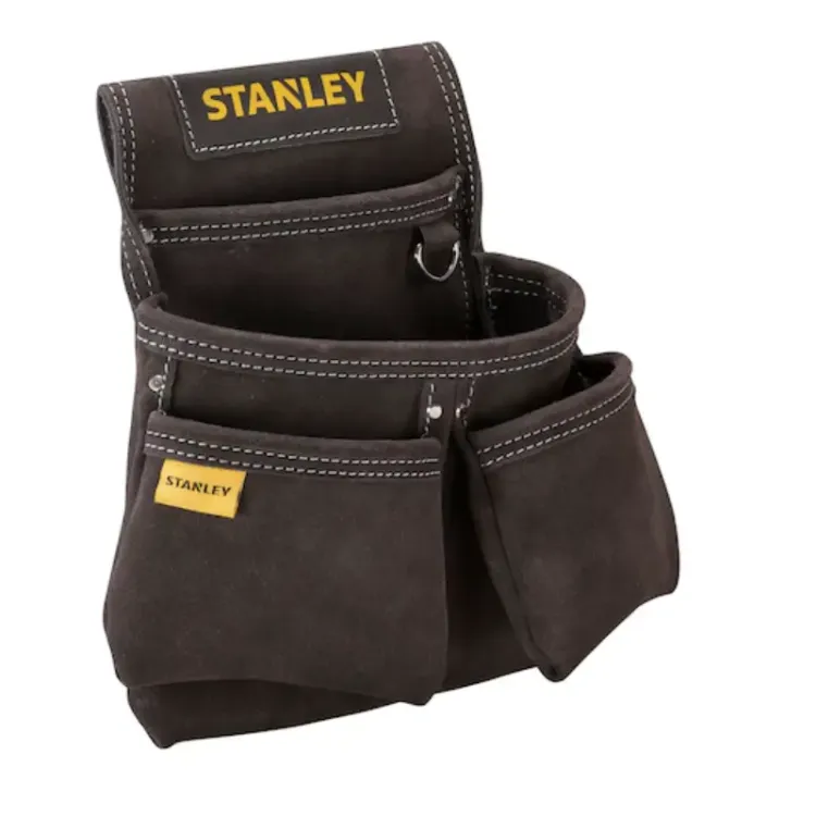 BOLSA PARA PREGOS C/ 2 BOLSOS STANLEY